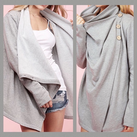 Angelique's Atelier Jackets & Blazers - Button Cardi Wrap Angelique's Atelier Jackets & Blazers - Button Cardi Wrap
